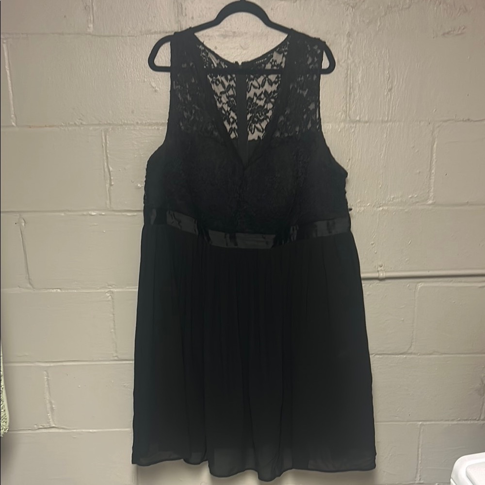 Torrid Black Lace Mini Dress